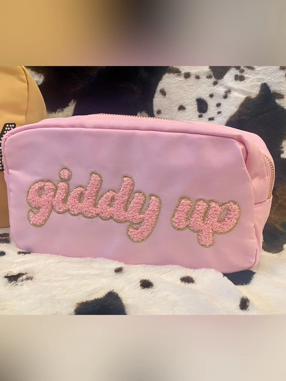 Makeup Organizer Pouch - Pink 